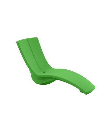 Tropitone Curve Marine Grade Polymer Chaise Lounge w/ Riser 3A1533-08 - Bright Green