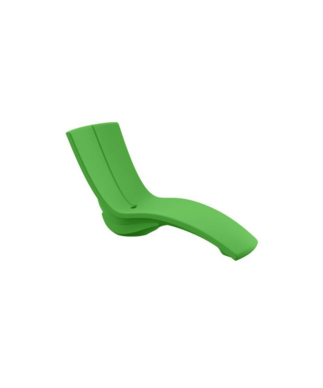 Tropitone Curve Marine Grade Polymer Chaise Lounge w/ Riser 3A1533-08 - Bright Green