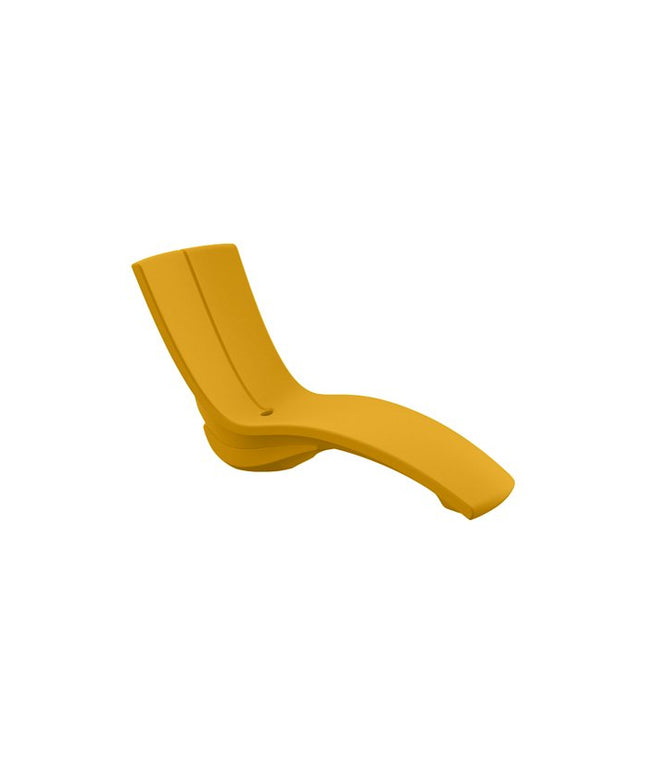 Tropitone Curve Marine Grade Polymer Chaise Lounge w/ Riser 3A1533-08 - Bright Yellow