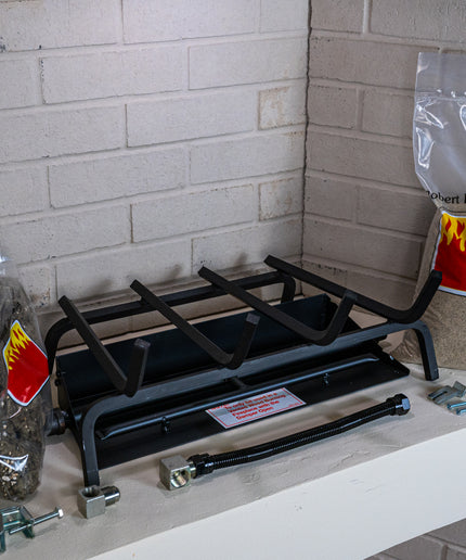 Real Fyre 18" Match Ignition Gas Log Burner System G45-18