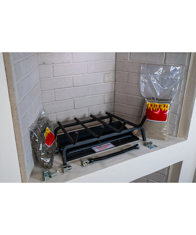 Real Fyre 18" Match Ignition Gas Log Burner System G45-18
