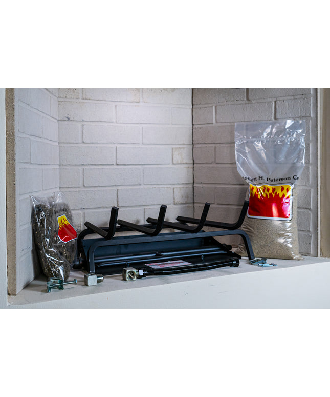 Real Fyre 18" Match Ignition Gas Log Burner System G45-18