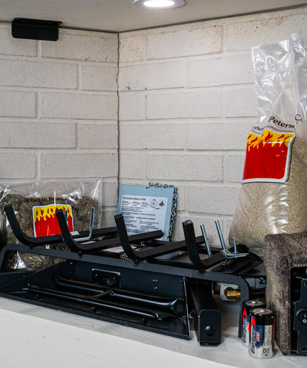 Real Fyre 18" Remote Ignition Gas Log Burner System G46-18-02