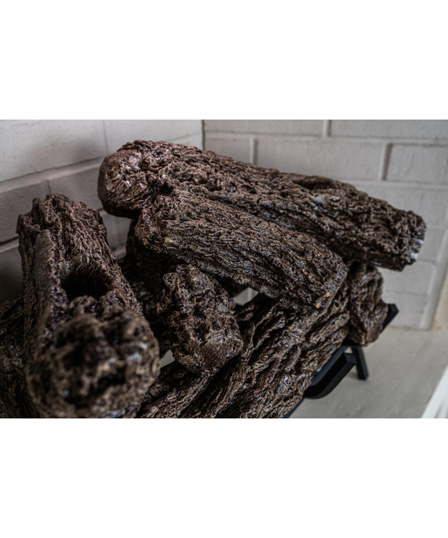 Real Fyre 18" Rustic Oak Logs Only HR-18 (Burners Sold Separately)