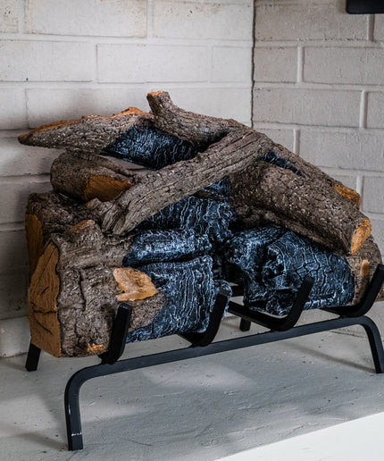 Real Fyre 18" Charred American Oak Logs Only CHAO-18/20 (Burners Sold Separately)