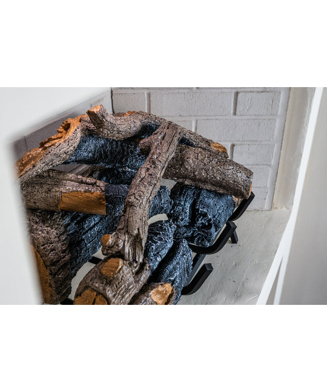 Real Fyre 18" Charred American Oak Logs Only CHAO-18/20 (Burners Sold Separately)
