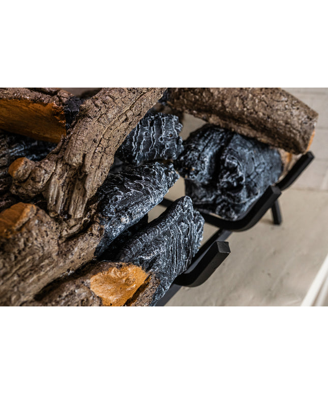 Real Fyre 18" Charred American Oak Logs Only CHAO-18/20 (Burners Sold Separately)