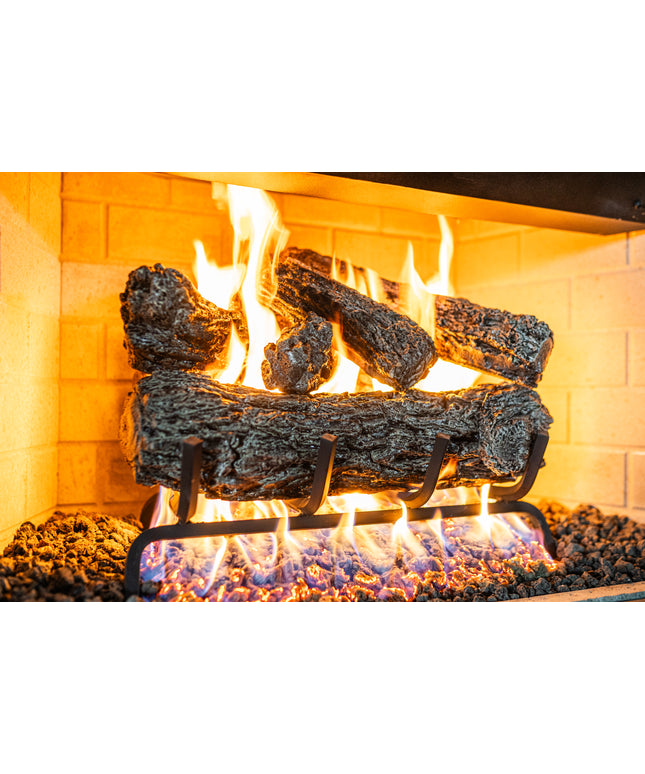 Real Fyre 18" Rustic Oak Match Ignition Gas Log Set