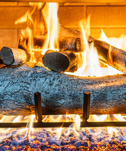 18" Mountain Birch Gas Log Set - Match Ignition