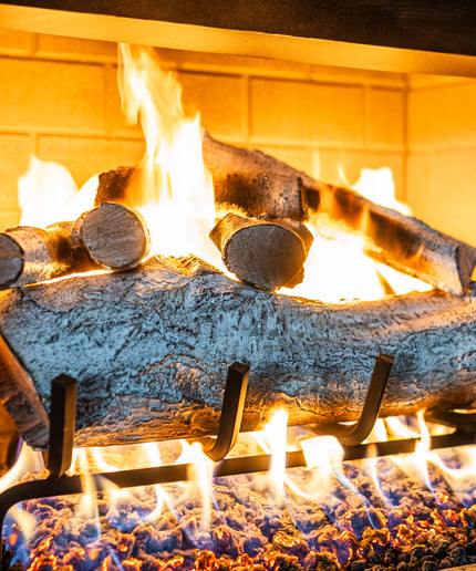 18" Mountain Birch Gas Log Set - Match Ignition