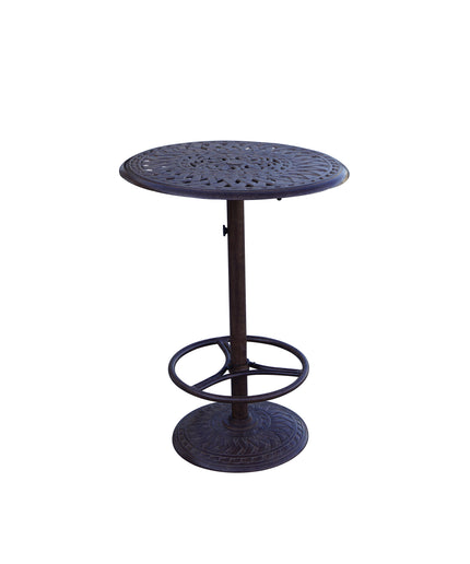 Darlee Series 60 30''Diameter x 40.5"H Round Pedestal Bar Table 201060-BJ - Antique Bronze