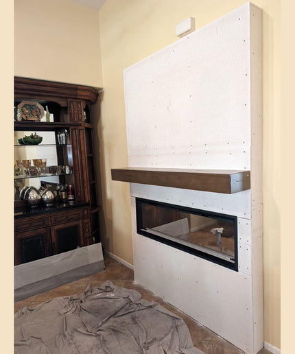 84"w x 96"h x 6"d Media Wall Framing Kit for Dimplex 74” IgniteXL Electric Fireplace XLF74