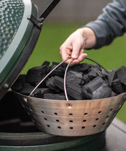 Big Green Egg Stainless Steel Fire Bowls for Large EGG 122674