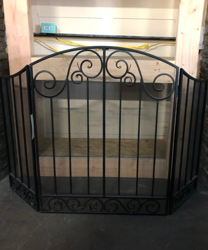 Napa Forge Vienna 3-Panel Fireplace Screen 19208