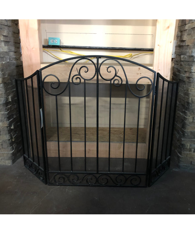 Napa Forge Vienna 3-Panel Fireplace Screen 19208