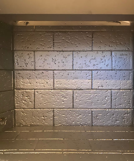 1 Pint Black Out Fireplace Paint - Blackout