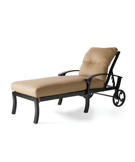 Mallin Georgetown Cushion Chaise Lounge GT-415 - Bronze / Verona Mushroom
