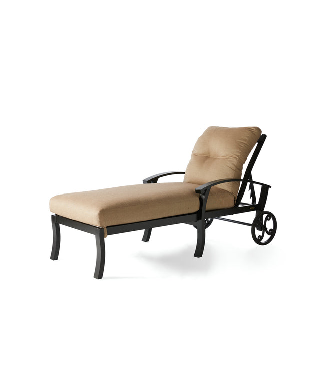 Mallin Georgetown Cushion Chaise Lounge GT-415 - Bronze / Verona Mushroom