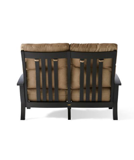 Mallin Georgetown Cushion Love Seat GT-482 - Bronze / Verona Mushroom