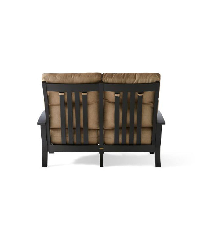 Mallin Georgetown Cushion Love Seat GT-482 - Bronze / Verona Mushroom