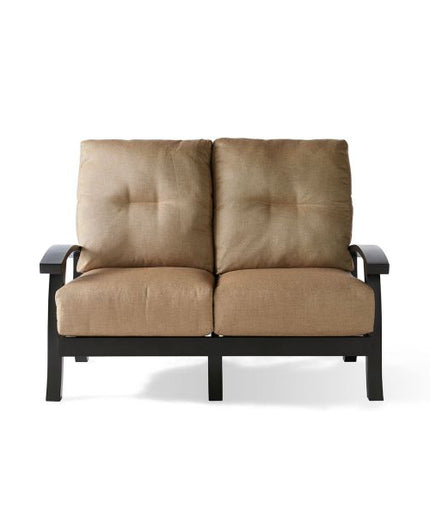 Mallin Georgetown Cushion Love Seat GT-482 - Bronze / Verona Mushroom