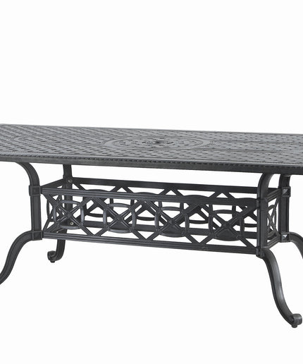 Gensun Grand Terrace 42"W x 86"D x 29"H Rectangle Dining Table 103400C3 - Desert Bronze