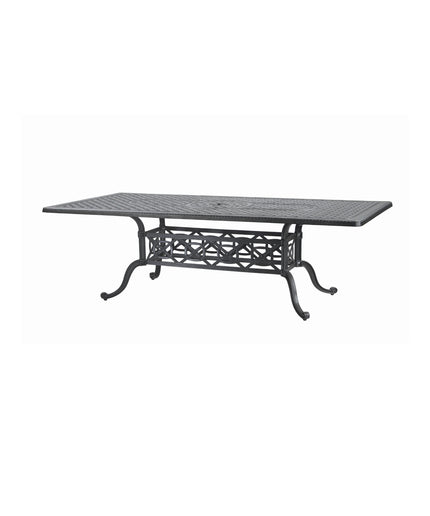Gensun Grand Terrace 42"W x 86"D x 29"H Rectangle Dining Table 103400C3 - Desert Bronze