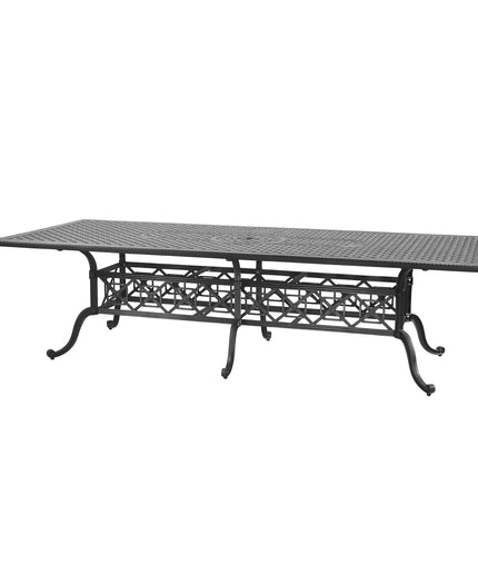 Gensun Grand Terrace 48"W x 112"D x 29"H Rectangle Dining Table 103400C4 - Desert Bronze