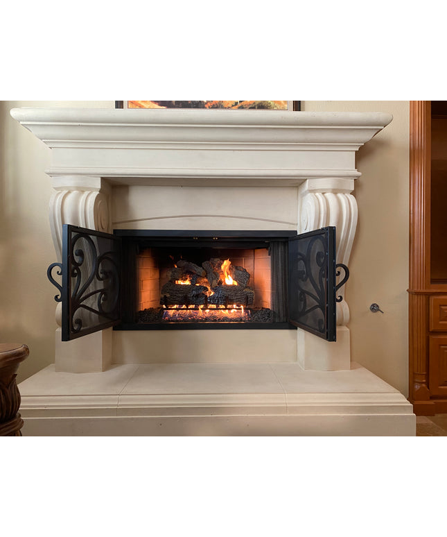 24" Real Fyre Charred Oak Gas Log Set with Pilot Ignition (LP)