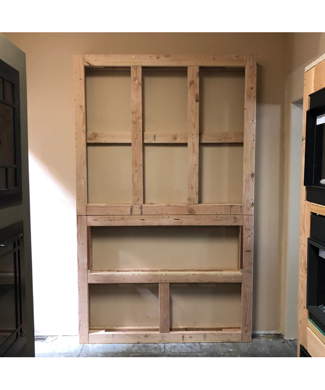 84"w x 96"h x 6"d Media Wall Framing Kit for Dimplex 74” IgniteXL Electric Fireplace XLF74