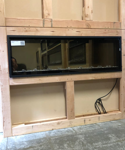 Electric Fireplace Media Wall Framing Kit Delivery & Installation