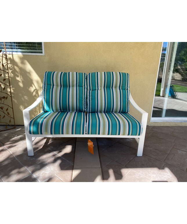 Tropitone Kenzo Cushion Love Seat 391414 - Shell / Seaglass