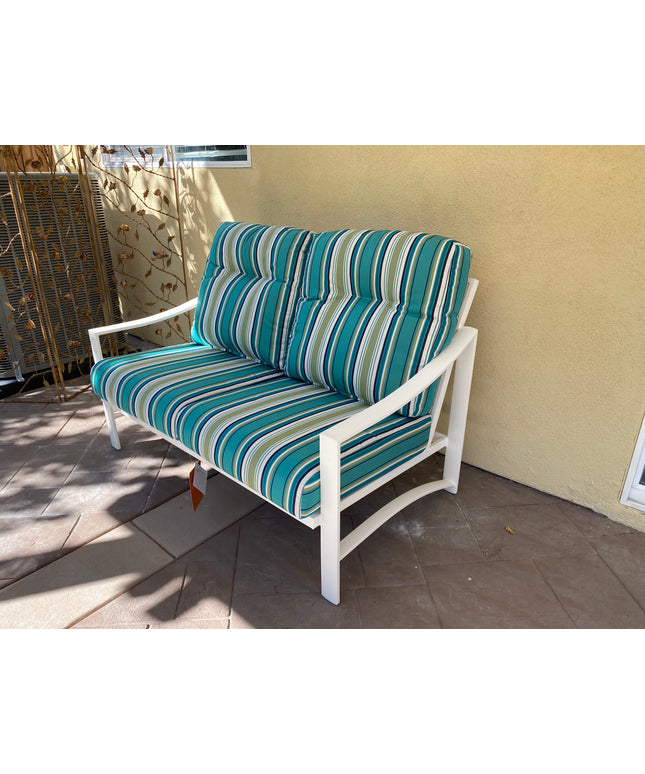 Tropitone Kenzo Cushion Love Seat 391414 - Shell / Seaglass