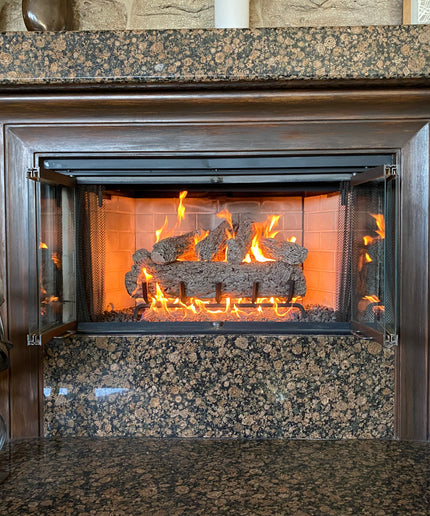 24" Real Fyre Rustic Oak Gas Log Set with Pilot Ignition (LP)