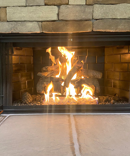 Real Fyre 18" Charred American Oak Logs Only CHAO-18/20 (Burners Sold Separately)