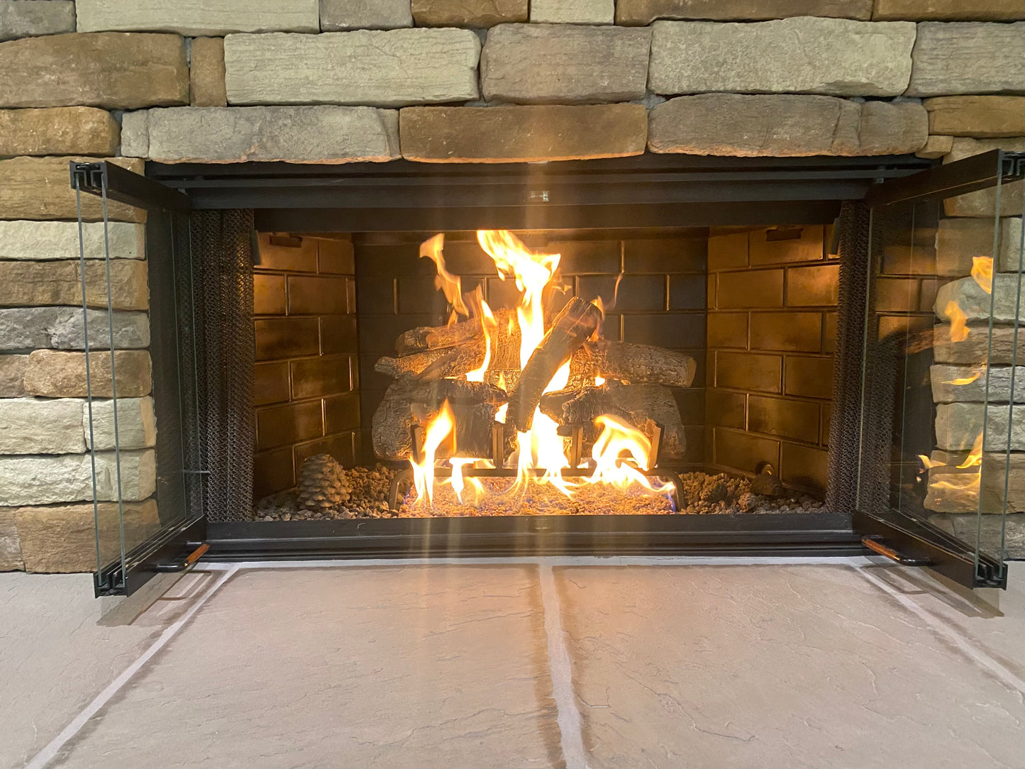 18" Real Fyre Charred American Oak Gas Logs CHAO-18/20