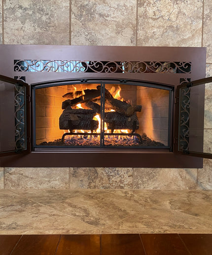 Real Fyre 18" Charred American Oak Logs Only CHAO-18/20 (Burners Sold Separately)