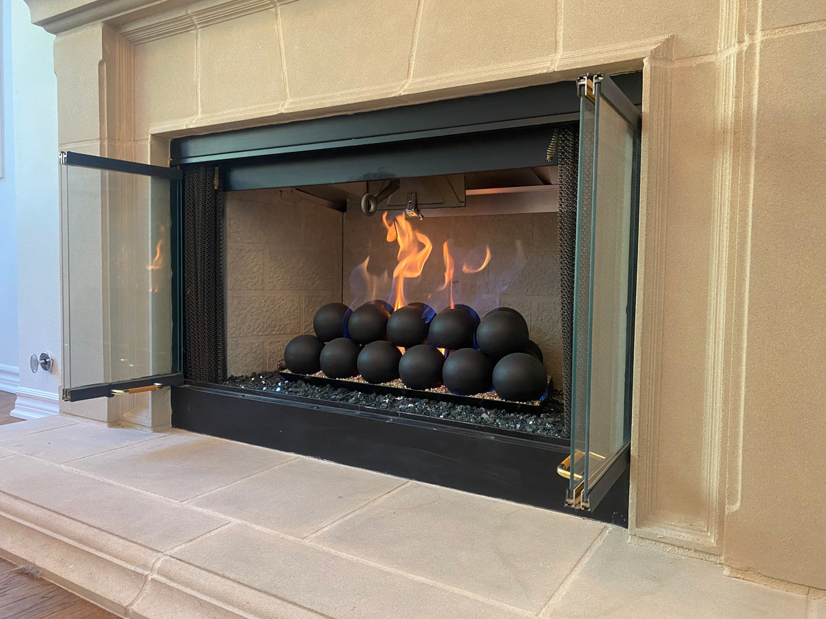 Fire Sphere Inset Fireplace Spheres – CALWEST