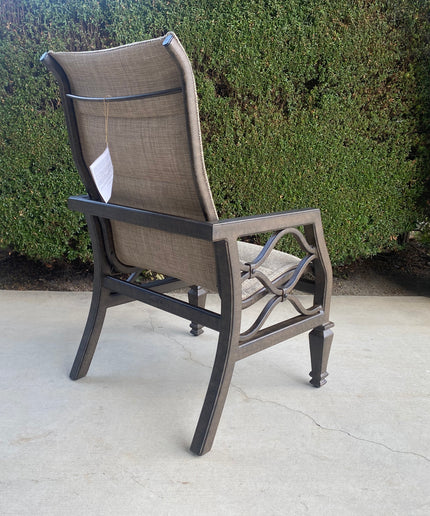 Castelle Villa Bianca Padded Sling Dining Chair CP1196P-F