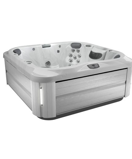 Jacuzzi® J-345™ Hot Tub Package - Platinum Brushed Gray