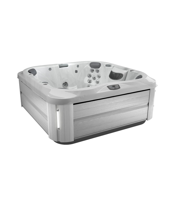 Jacuzzi® J-345™ Hot Tub Package - Platinum Brushed Gray