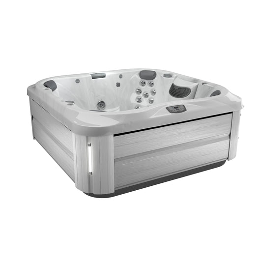 Jacuzzi® J-345™ Hot Tub Package - Platinum Brushed Gray