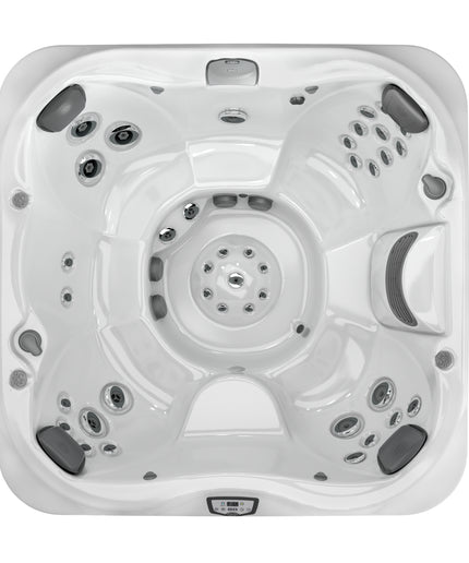 Jacuzzi® J-345™ Hot Tub Package - Platinum Brushed Gray
