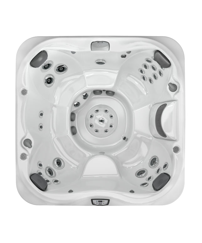 Jacuzzi® J-345™ Hot Tub Package - Platinum Brushed Gray