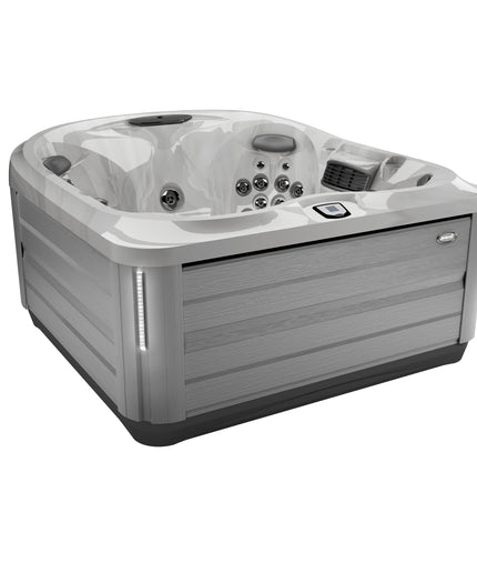 Jacuzzi® J-445™ Hot Tub Package - Platinum Brushed Gray