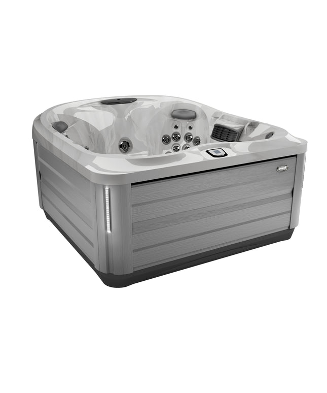 Jacuzzi® J-445™ Hot Tub Package - Platinum Brushed Gray