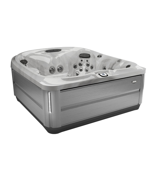 Jacuzzi® J-485™ Hot Tub Package - Platinum Brushed Gray