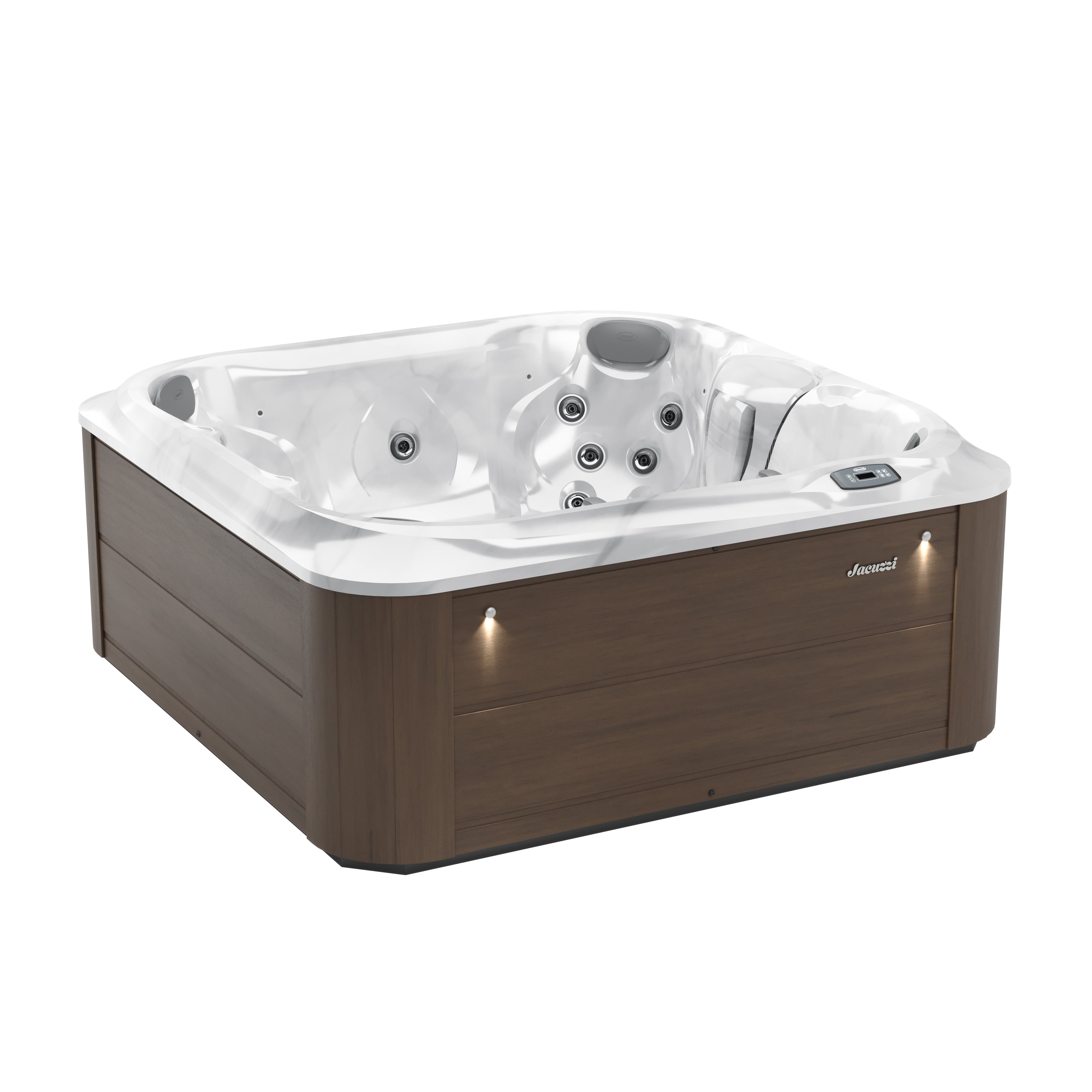 Jacuzzi® J-225™ Hot Tub Package - Platinum Pecan – CALWEST