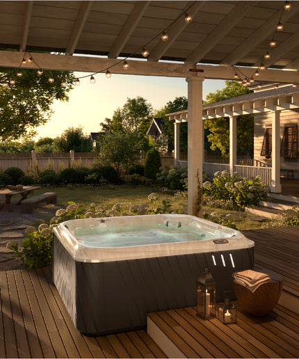 Jacuzzi® J-285™ Hot Tub Package - Platinum Charcoal