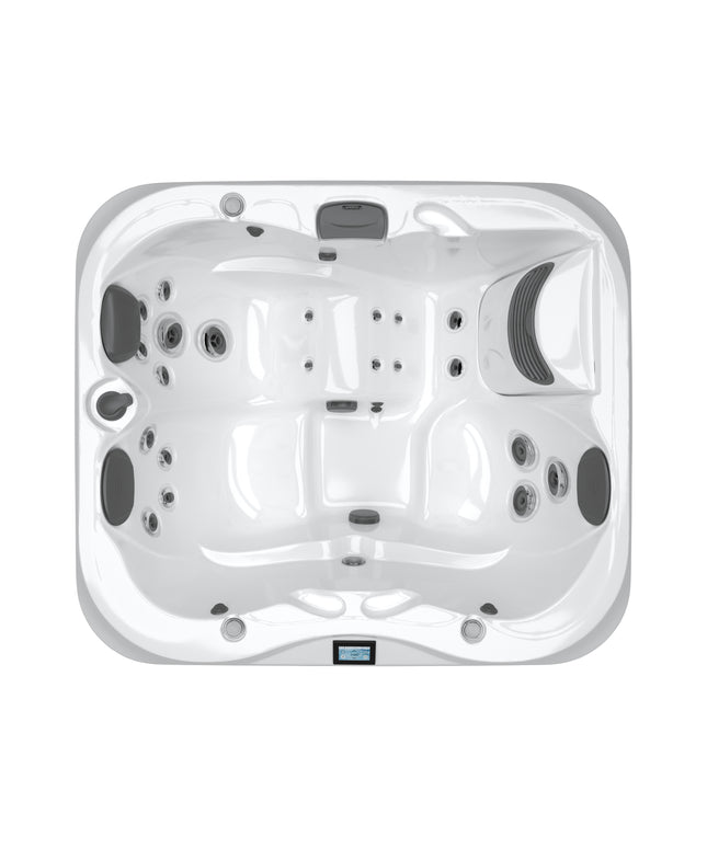 Jacuzzi® J-315™ Hot Tub Package - Platinum Brushed Gray